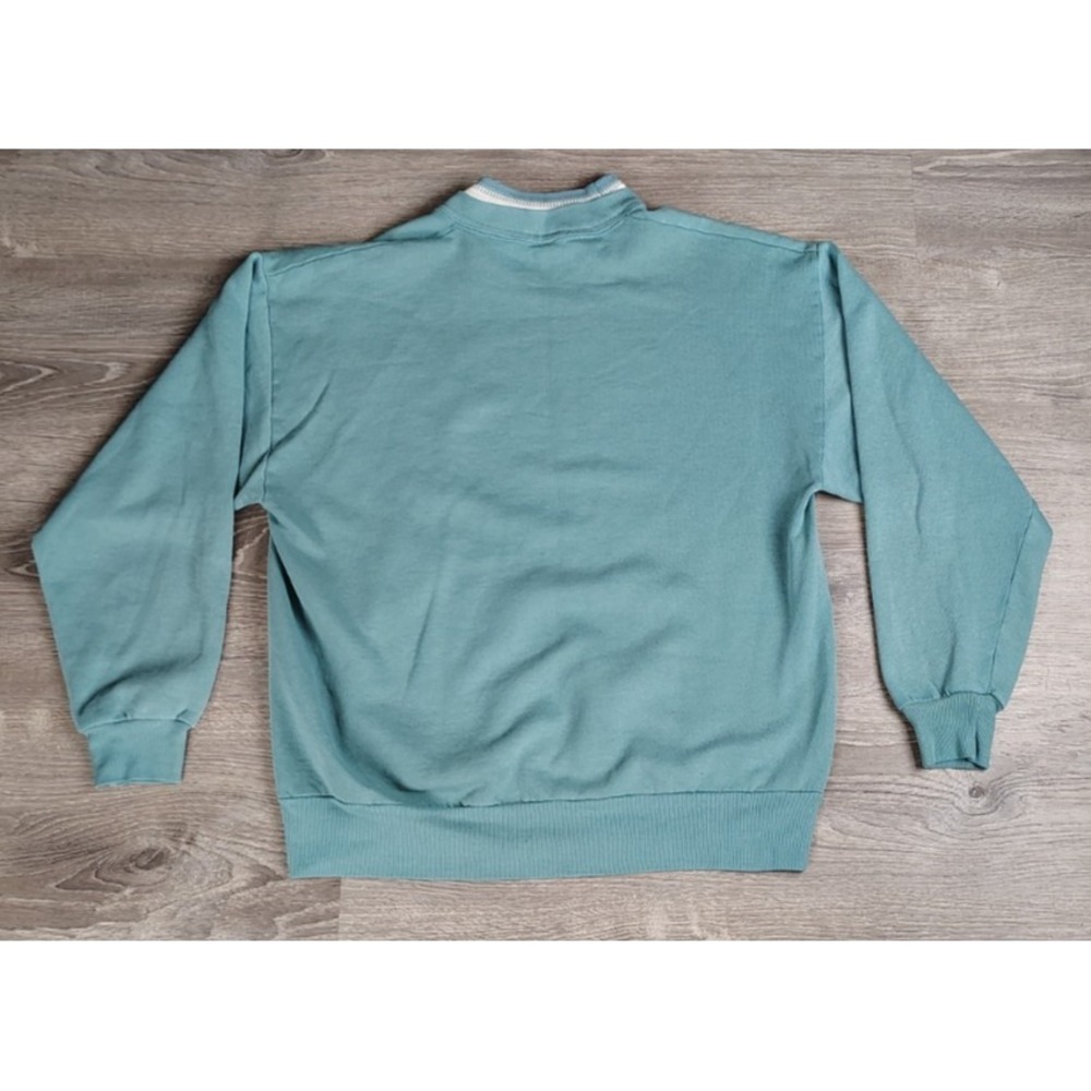 Vintage Morning Sun Sweatshirt‎ Adult Blue Bird House Crewneck NO SIZE - Picture 3 of 9